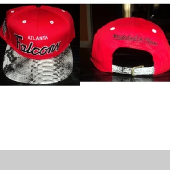 Mitchell & Ness Vintage 90's Atlanta Falcons RSVP Gallery Snakeskin Snapback Hat - Picture 8 of 16